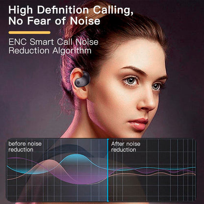 Auriculares Traductor De Idiomas Profesional Negros